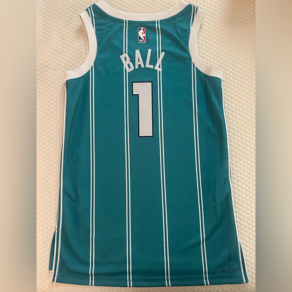 Charlotte Hornets NBA Teal and White Women's Jersey (LaMelo Ball)